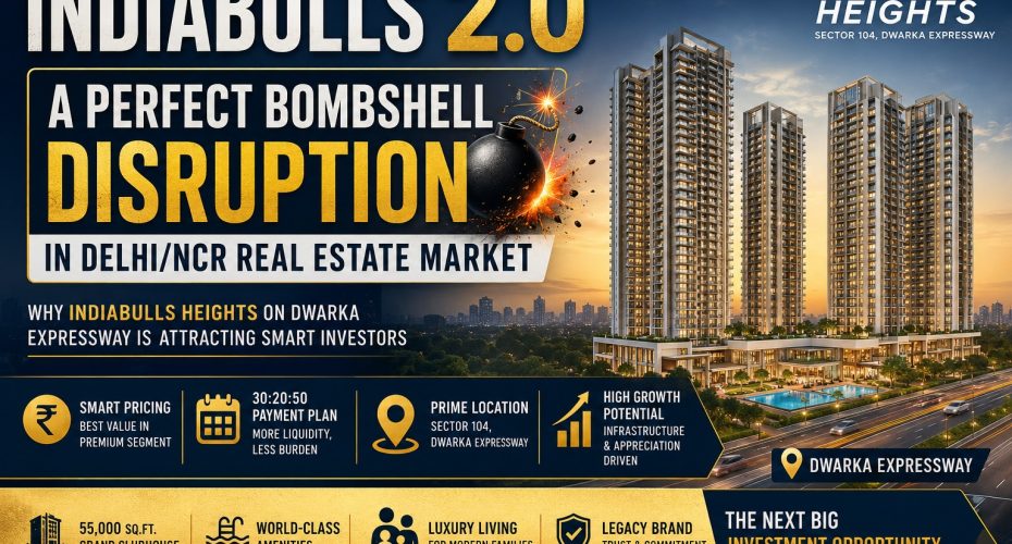 Indiabulls Heights Sector 104 Dwarka Expressway Gurgaon Luxury Apartments