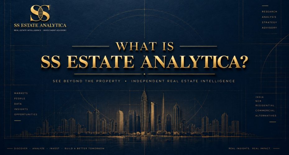 What is SS Estate Analytica - Independent Buy-Side Real Estate Intelligence and Underwriting Desk Delhi-NCR